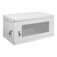 Настенный телекоммуникационный разборный шкаф 19, 600х350, 6U с перфорированной дверцей купить в интернет-магазине КДДС