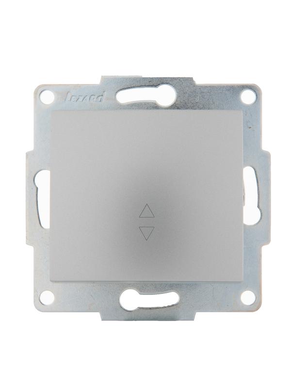 Механизм переключателя проходного 1-кл. 1п СП Karina 10А IP20 матов. серебр. LEZARD 707-4388-105