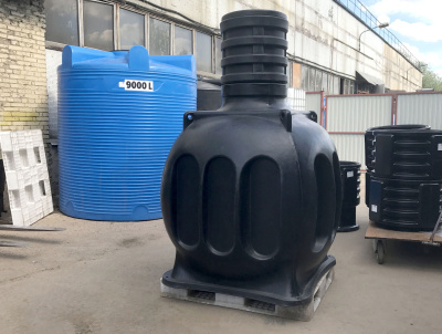 Колодец КС-5 c горловиной D580 мм и крышкой D560