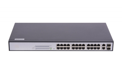 Коммутатор PoE GIGALINK GL-SW-F104-24P, 24 порта