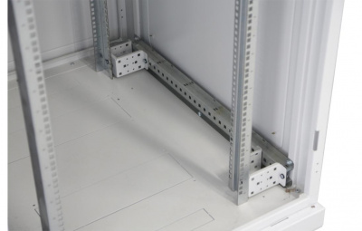 Шкаф телекоммуникационный напольный 19",42U(800x800), ШТ-НП-42U-800-800-С, передняя дверь стекло ССД