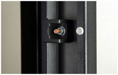 Шкаф телекоммуникационный напольный 19", 24U(800x1000), ШТ-НП-М-24U-800-1000-С-Ч, передняя дверь стекло, черный ССД