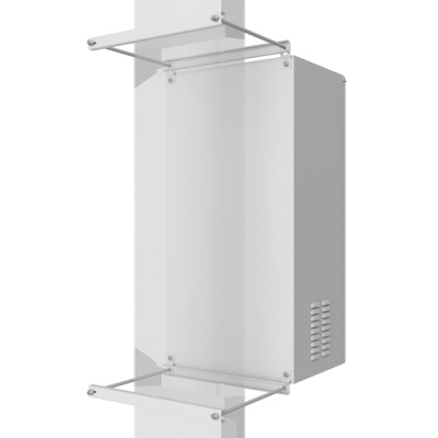 Шкаф монтажный навесной ip66 800x300x1400 (ШxГxВ) серый (RAL 7035), S1-8030.140-GY