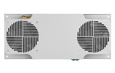 Вентиляторный модуль потолочный, 2 вентилятора с термодатчиком без шнура питания 35С ВМ-2П 48В ССД