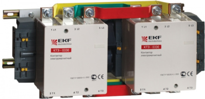 Контактор КТЭ реверсивный 185А 380В 2NO EKF PROxima