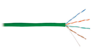 Кабель U/UTP 4 пары,Кат.5e, медь, 24AWG, внутренний, синий, 305м NIKOLAN NKL NKL 4100A-BL