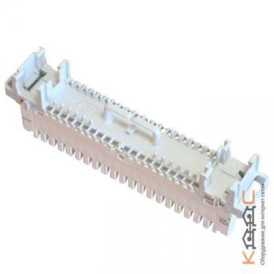 Плинт KRONE, 10 пар, LSA PROFIL с нормально замкнутыми контактами.