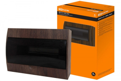 Бокс ЩРН-П-18 модулей навесной пластик IP40 Эко (бук) TDM