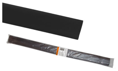 Термоусаживаемая трубка ТУТнг 30/15 черная по 1м (25 м/упак) TDM