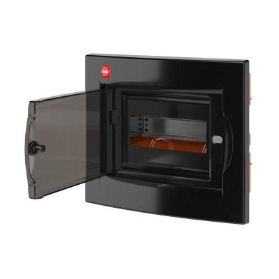 Бокс СП IP41 8м двер. клемм. черн./дым. DKC 82508