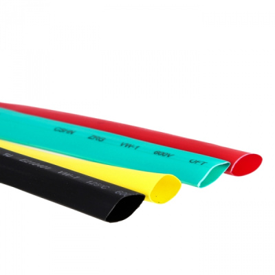 Термоусаживаемая трубка ТУТ 6/3 черная EKF PROxima