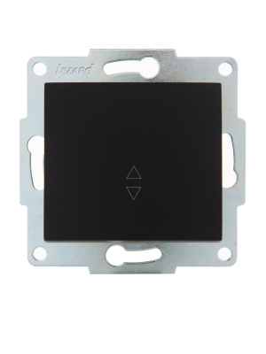 Механизм переключателя проходного 1-кл. 1п СП Karina 10А IP20 черн. бархат LEZARD 707-4288-105