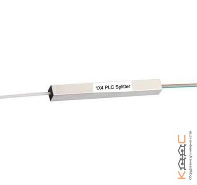 Разветвитель оптический РО 1х4 PLC 0,25 mm 1м (Миникорпус)