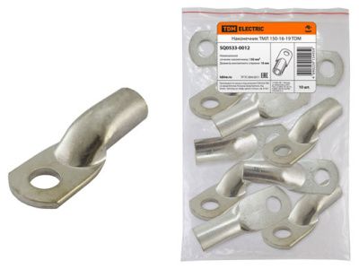 Наконечник медный луженый ТМЛ 150-16-19 ГОСТ 7386-80 TDM