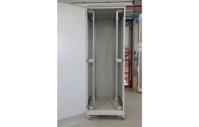 Шкаф телекоммуникационный напольный 19",42U(800x800), ШТ-НП-42U-800-800-С, передняя дверь стекло ССД