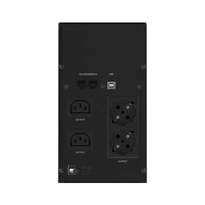 Источник бесперебойного питания ИБП Info LCD 2000В.А IEC (2) Schuko (2) USB + RJ45 DKC INFOLCD2000SI
