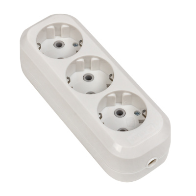 Колодка 3 гн, 16А 3,5кВт с/з Эксперт EKF PROxima