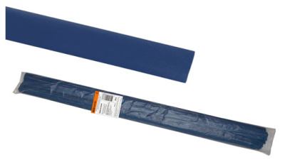 Термоусаживаемая трубка ТУТнг 14/7 синяя по 1м (50 м/упак) TDM