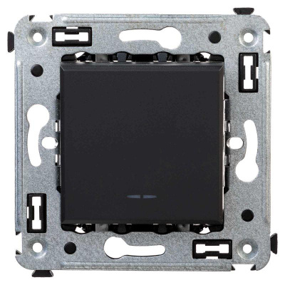 Переключатель 1-кл. СП Avanti "Черный матовый" DKC 4412113